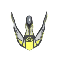 Náhradní kšilt k přilbě Acerbis Linear černá/fluo žlutá