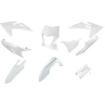 Sada plastů ACERBIS pro KTM EXC 24-25, EXCF 24-25 bílá