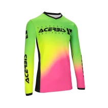 Dres ACERBIS MX J-TRACK INC růžová/fluo žlutá vel. M