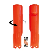 chrániče vidlic Factory neon oranž pasuje na KTM SX/F 23-EXC/F 24-