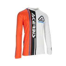 Dres ACERBIS MX J-TRACK INC 2.0 bílá/oranž vel. M