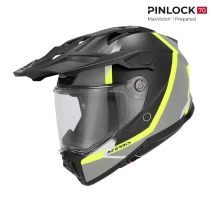 Přilba Acerbis  ATTACK černá/fluo žlutá