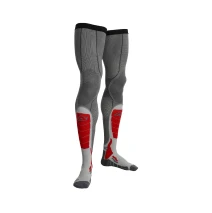 Nadkolenky ACERBIS  X-LEG PRO VENTED šedá/červená