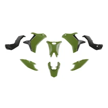 T7 Revolution sada plastů Rtech pro yamaha Tenere 700 25-26 zelená/černá