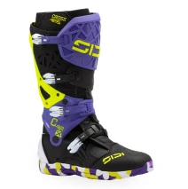 boty motokrosové SIDI CROSSAIR X černá/fialová
