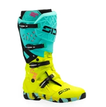 boty motokrosové SIDI CROSSAIR X žlutá/tyrkysová