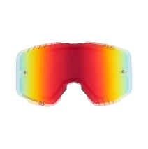 sklo pro brýle Acerbis VANGUARD KID MIRROR červená