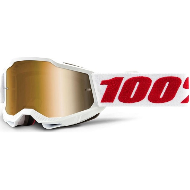 Brýle 100% Accuri Junior bílé-sklo zlaté zrcadlové                                                                                                                                                                                                        