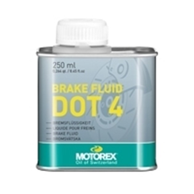 MOTOREX brzdová kapalina F DOT 4 250 ml                                                                                                                                                                                                                   